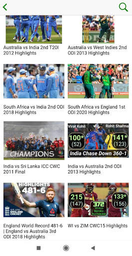 Cricket Highlights Videos - Cr screenshot 4
