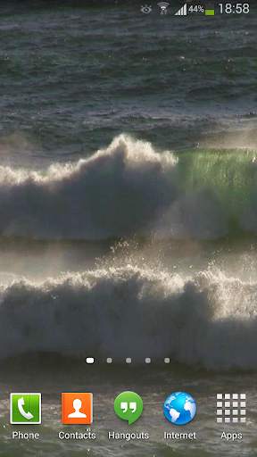 Ocean Waves Live Wallpaper HD4 screenshot 1
