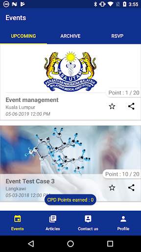 Malaysian Medical Association screenshot 1