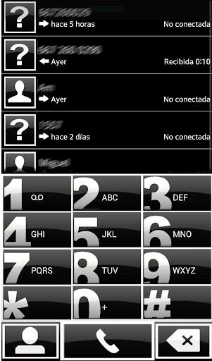 THEME BIG WHITE FOR EXDIALER screenshot 2