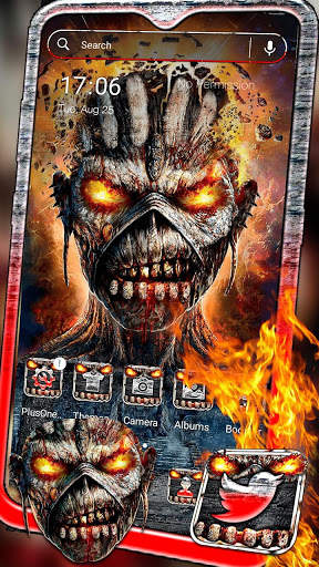Fire Skull Theme screenshot 1