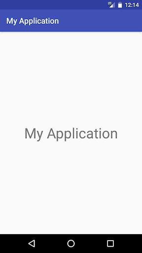 My Application screenshot 1