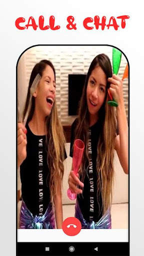 Planeta das Gêmeas Call Me! Fake Video Call screenshot 1