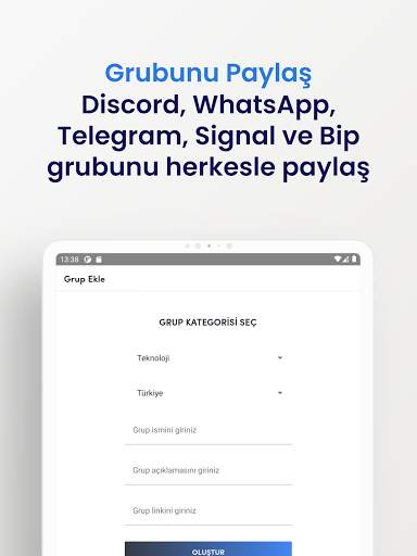 GroupsPad - DISCORD & WHATSAPP & TELEGRAM & SIGNAL screenshot 16