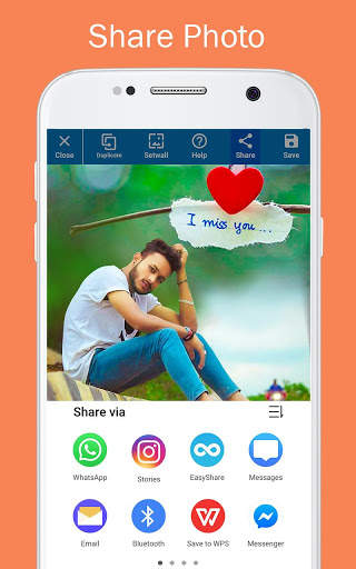 Miss You Photo Editor  - Photo Frames 2020 screenshot 8