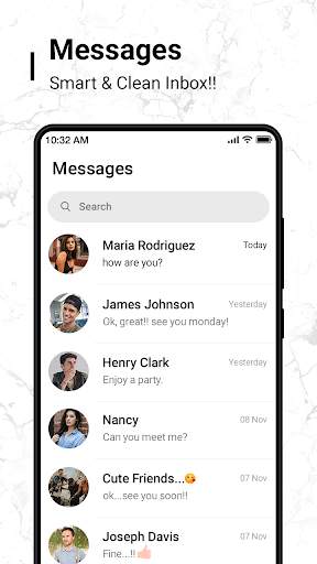 Messages screenshot 1