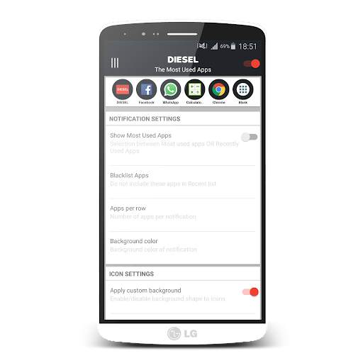 Recent App Switcher (DIESEL Pro) 2 تصوير الشاشة