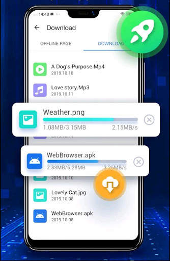 متصفح انترنت سريع وآمن Jake Browser screenshot 1