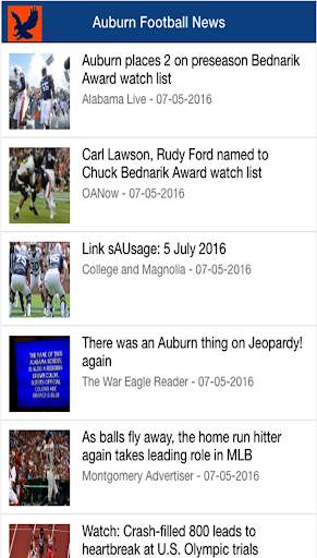 Auburn Football News screenshot 1