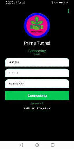 PRIME TUNNEL (Unlimited VPN Data) screenshot 1