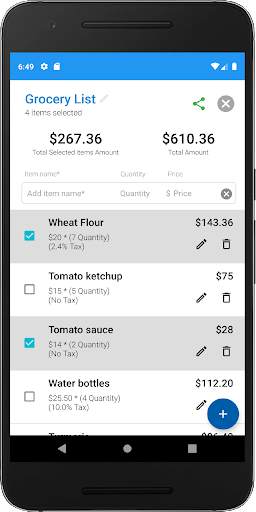 Shopping List - Groccery List, Share LIst screenshot 3