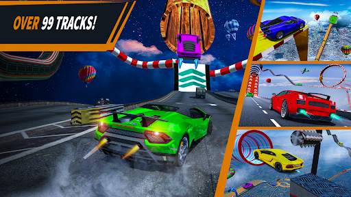 Ramp Car Racing : Car stunt screenshot 1