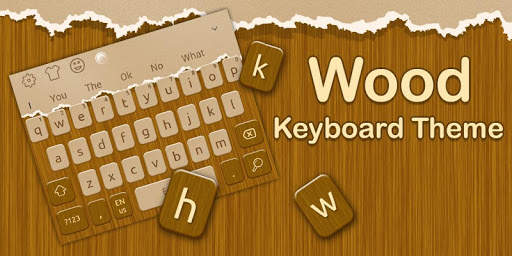 Classic Wooden Keyboard Theme screenshot 4