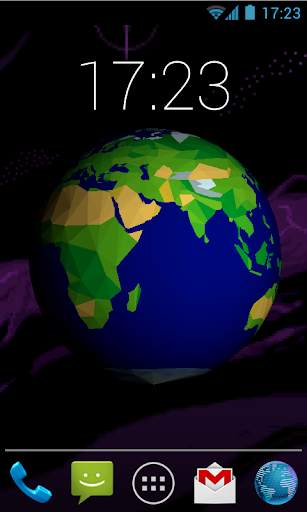 Earth Live Wallpaper UFO X-Com screenshot 1