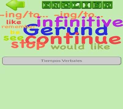 Tiempos verbales en ingles screenshot 1