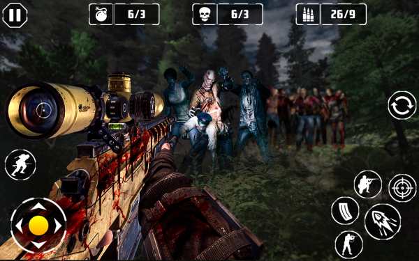 Unkilled Dead Zombie Target: Free Shooting Games screenshot 3