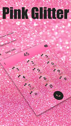Pink Glitter Keyboard Theme स्क्रीनशॉट 7