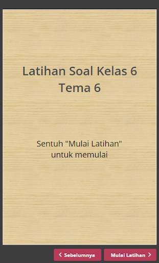 Latihan Soal SD Kelas 6 Tema 6 screenshot 2