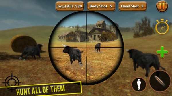 Angry Bull Hunting - Wild Bulls Hunter screenshot 1