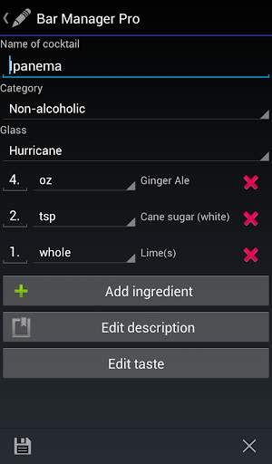 Bar Manager - Cocktail App screenshot 4
