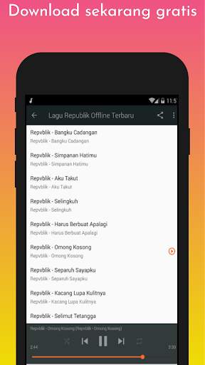 Lagu Republik Offline Terbaru screenshot 6