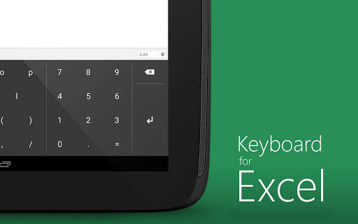 Keyboard for Excel скриншот 8