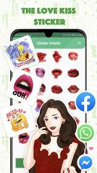 The Love Kiss Sticker screenshot 3