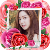 Rose Flowers Photo Frames icon