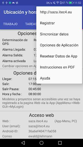 Saza: Control hora GPS empresa screenshot 6