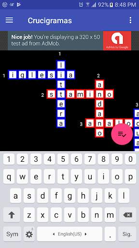 Crucigramas screenshot 2