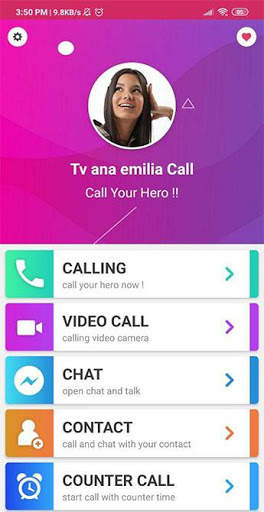 Tv Ana Emilia fake video call screenshot 1