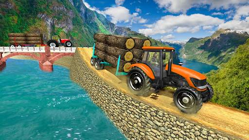 Real Tractor Trolley Sim Game screenshot 3