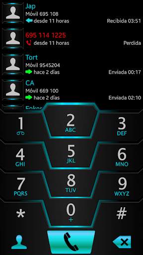 THEME DARKCITY HOLO EXDIALER screenshot 1