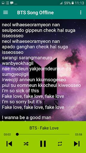 BTS Song plus Lyrics -  Offline screenshot 7