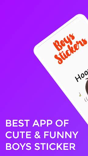 Cute & Funny Boys Stickers for WhatsApp screenshot 1
