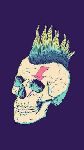 Skeleton Skull Wallpaper HD screenshot 2