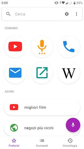 Ricerca vocale: ricerca vocale rapida e assistente screenshot 1