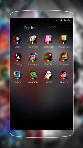 Graffiti Gothic Tiger Skull Theme screenshot 3