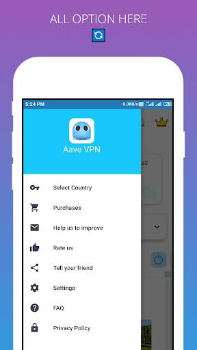 Aave VPN - Free & Unlimited Fast VPN screenshot 5