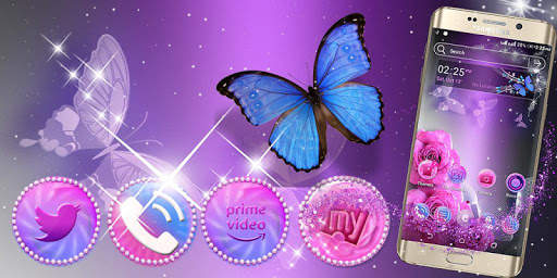 Pink Rose Launcher Theme screenshot 2