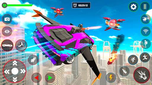 Red Ball Robot Car: Robot Game screenshot 4