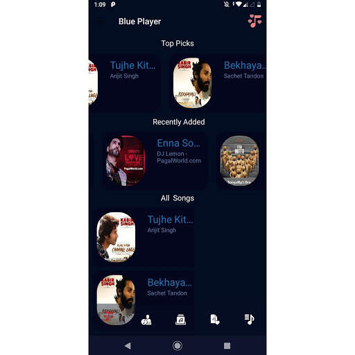 Blue Player screenshot 1