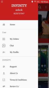 Infinity Online Shopping App screenshot 2