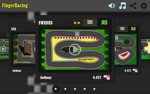 Finger Racing screenshot 1