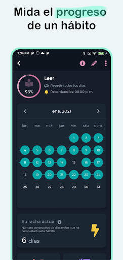 Habit360 - Lista de hábitos screenshot 3