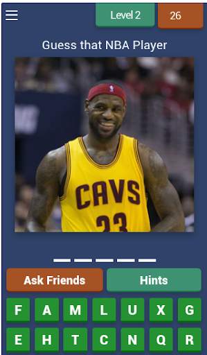 Guess that NBA player screenshot 3