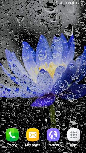 Tropical Flower Live Wallpaper screenshot 2