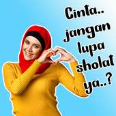 Stiker WA Hijab Cewek Cantik logo