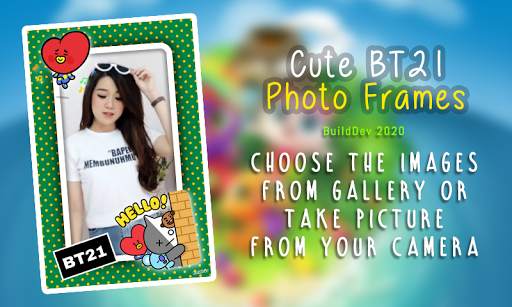 Cute BT21 Photo Frames HD screenshot 2