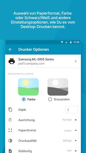 ezeep Blue Printer App screenshot 3